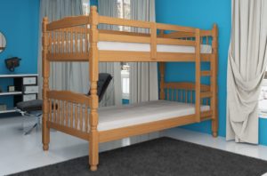 Single over Single Splittable 4" Post Bunk Bed