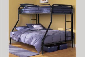 Single over Double Bunk Bed BLACK OR WHITE