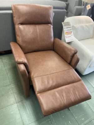 Manual rocker/swivel  PU Leather reclining chair