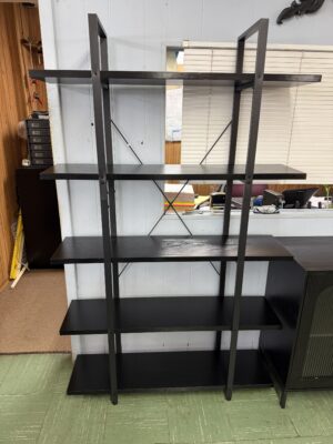5 Tier industrial bookshelf