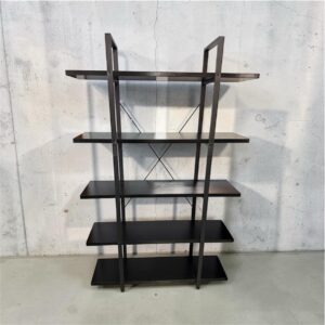 5 Tier industrial bookshelf