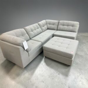 MADE IN CANADA MODULAR SECTIONAL & OTTOMAN #2256