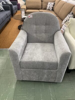 Accent chair lightning gray MADE IN CANADA